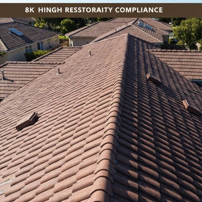 Roof restoration quality compliance