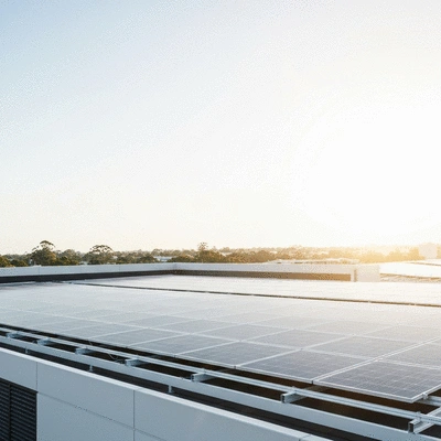 Commercial roof installation