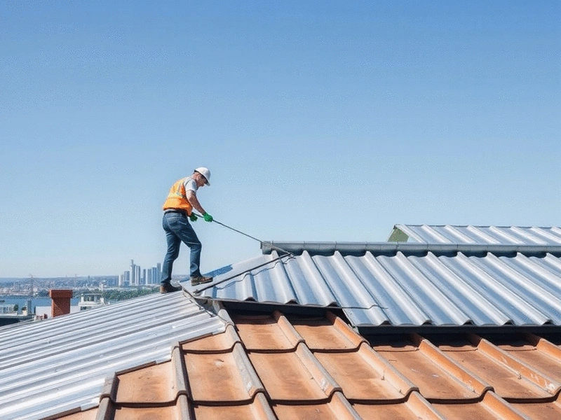 Metal Roof Installation for Warehouses