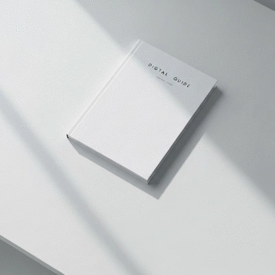 Digital guide or eBook mockup