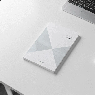 Digital guide or eBook mockup