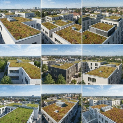 Green roofing options in urban environments