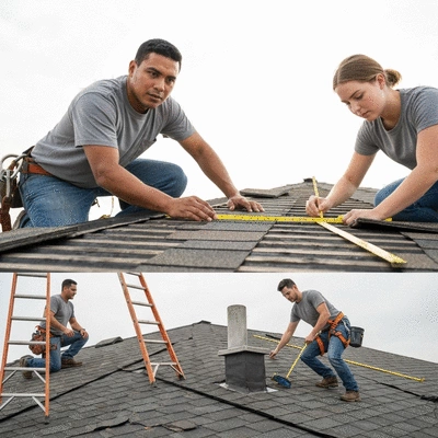 Commercial roof restoration process
