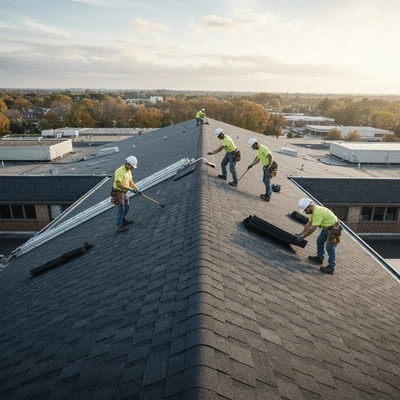 Commercial roof maintenance